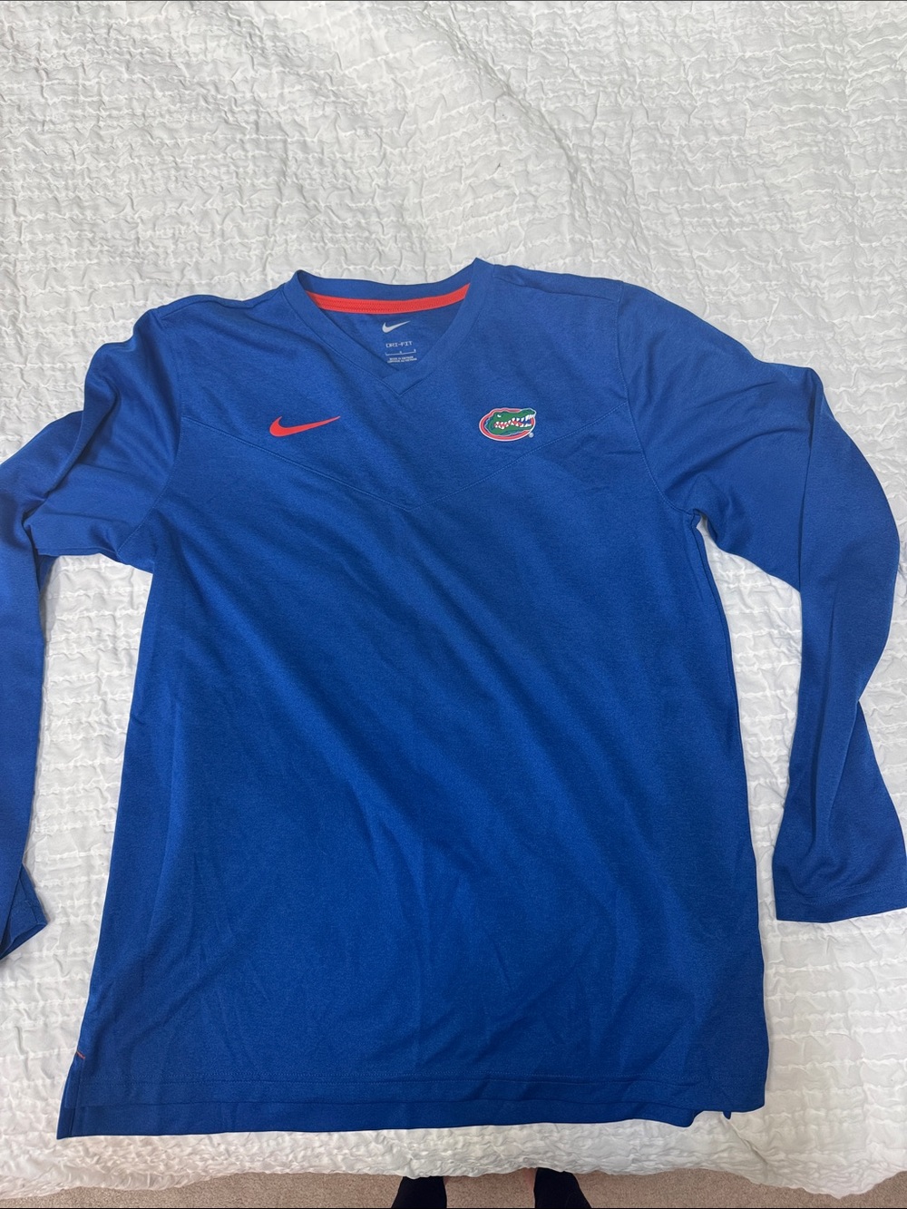University of Florida Gators. Nike Royal Blue Long Sleeve Performance
